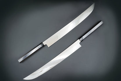 Lin Hua 350mm Apex Honyaki Sakimaru Sujihiki