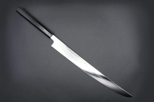 Lin Hua 360mm 26C3 Water/Mizu-Honyaki Sakimaru Sujihiki