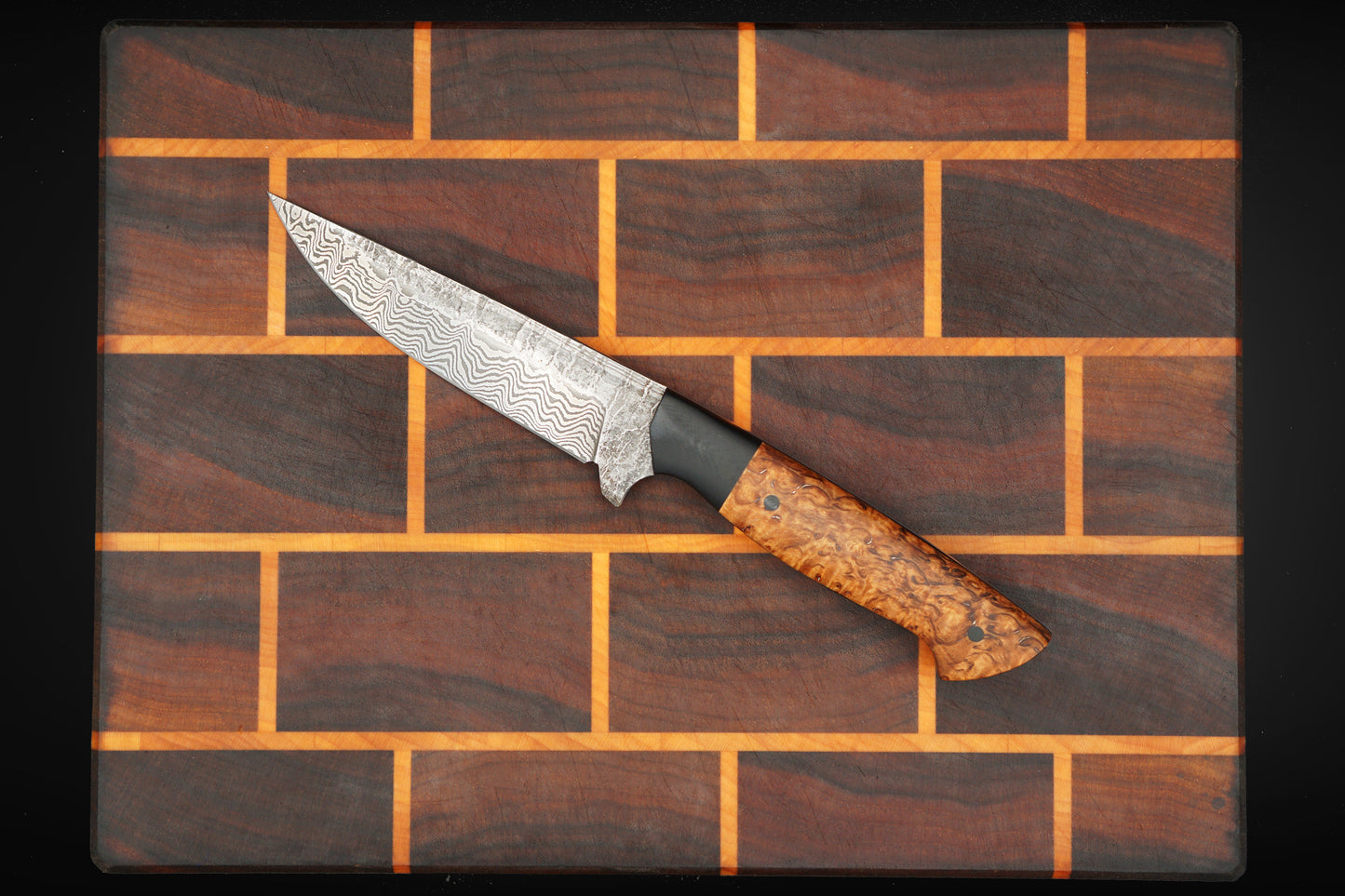 Martin Huber 50 Layer O2/15N20 Damascus Hunter