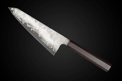 Kota Knives Wrought Iron Clad 52100 185mm Gyuto Wenge Handle