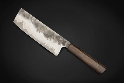 Martin Huber 1.2419 Mild Steel clad Nakiri