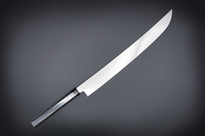 Lin Hua 350mm Apex Honyaki Sakimaru Sujihiki