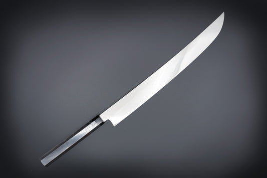 Lin Hua 350mm Apex Honyaki Sakimaru Sujihiki